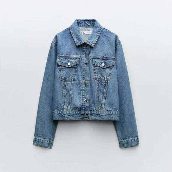 ZARA DENIM JACKET - Picture 3 of 6
